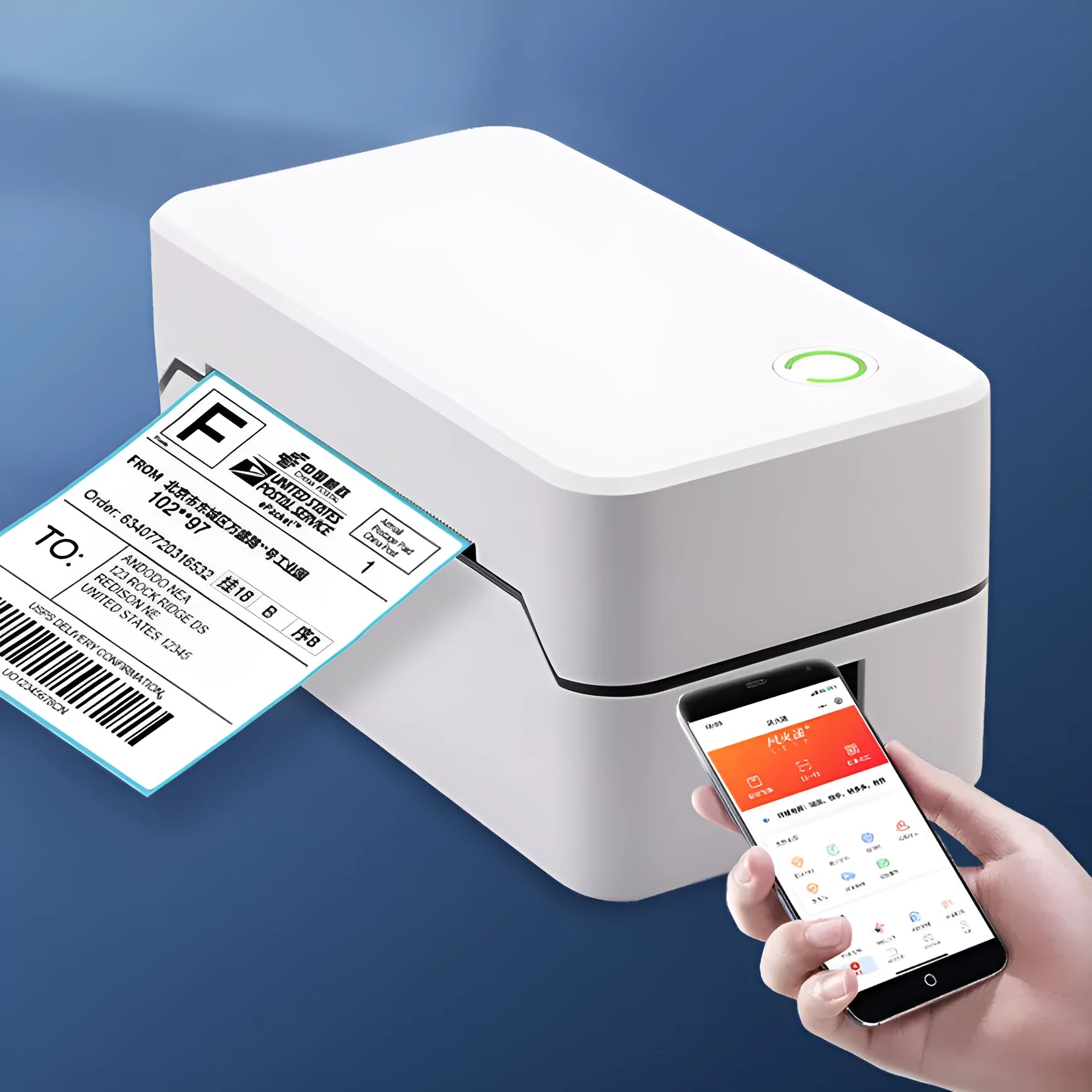 Thermal Express Single Electronic Surface Printer TDL401H with Bluetooth and USB connectivity