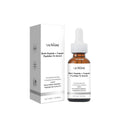 30ml amber glass bottle of moisturising facial oil with a dropper for anti-wrinkle and fading treatment.