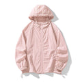 Nylon blend outdoor sports jacket in loose fit showing colour options including creamy-white, wine red and navy blue