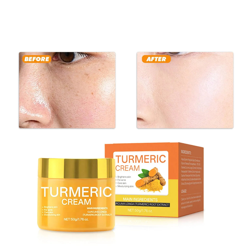 50g brightening moisturising cream in compact 53mm jar with hydrating nourishing formula