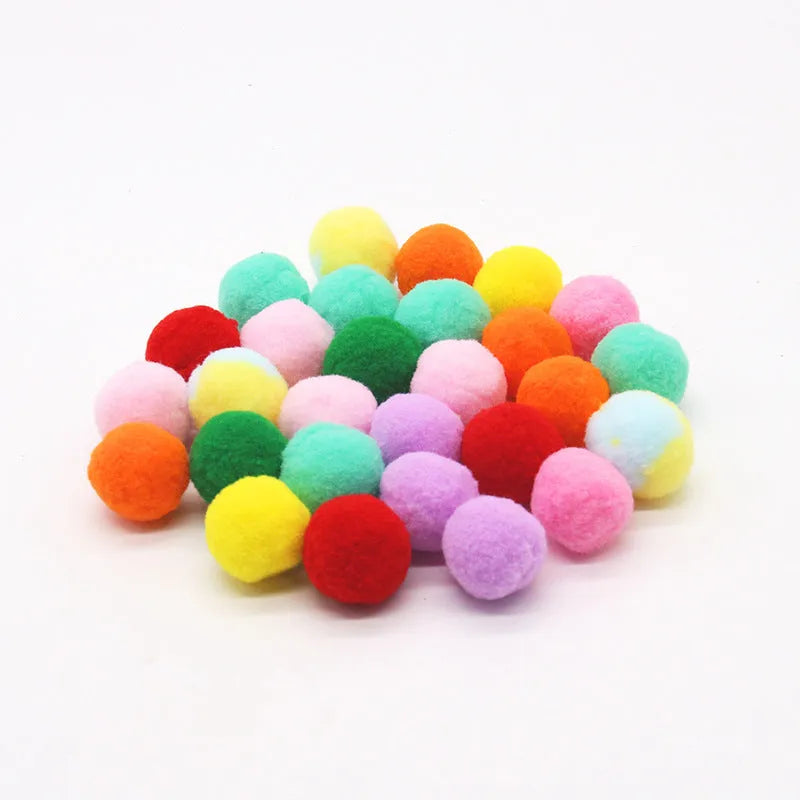30cm pet toy launcher gun with soft plush yarn balls for interactive dog and cat play