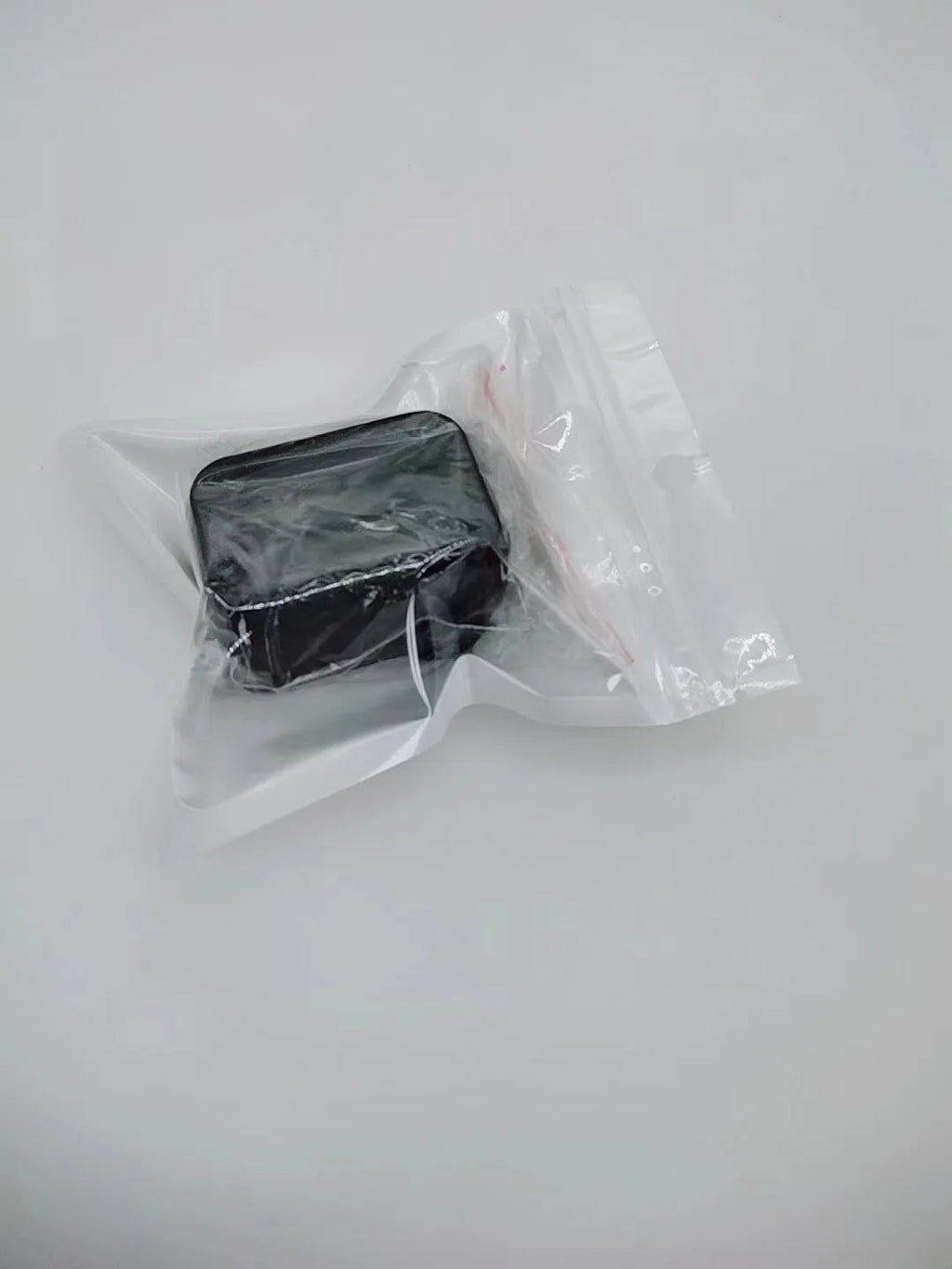 Black and red ABS plastic seat belt lock catch clamp holder for car safety