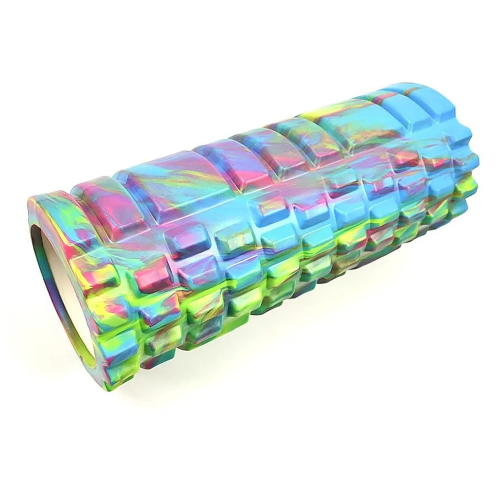 33cm camouflage pattern EVA foam roller in blue green yellow colour option