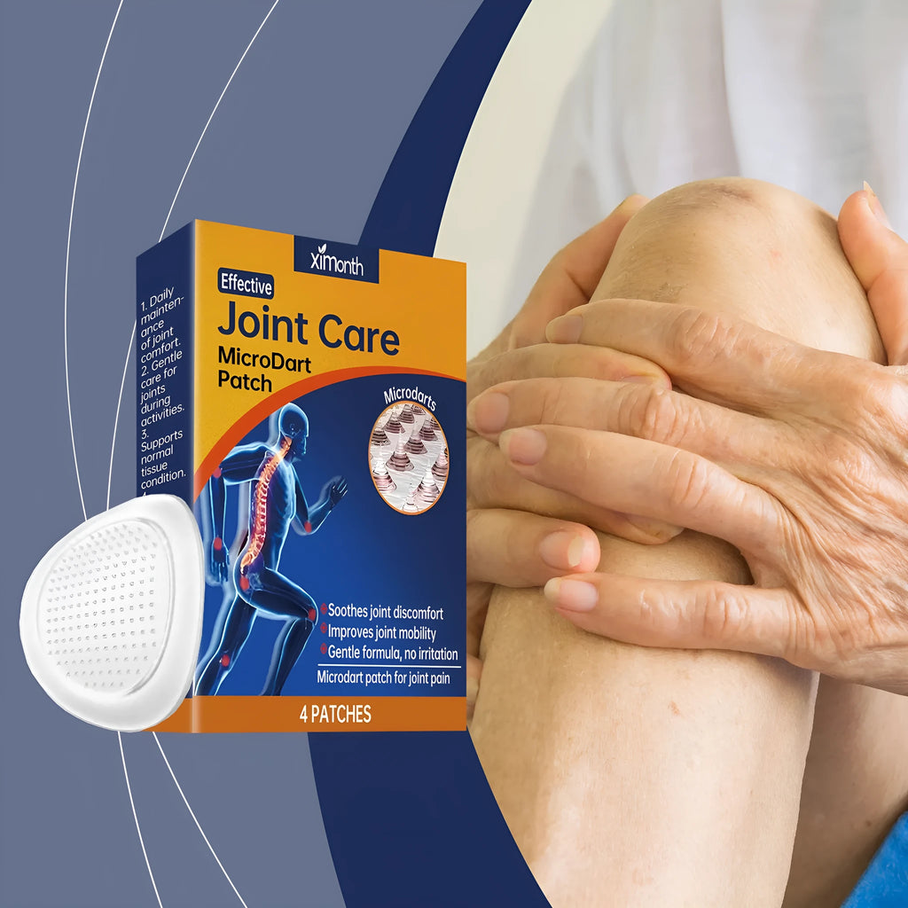 Joint nursing adhesive bandage microneedle patches with moxa leaf, ginger root and bee venom, 4 patches per pack
