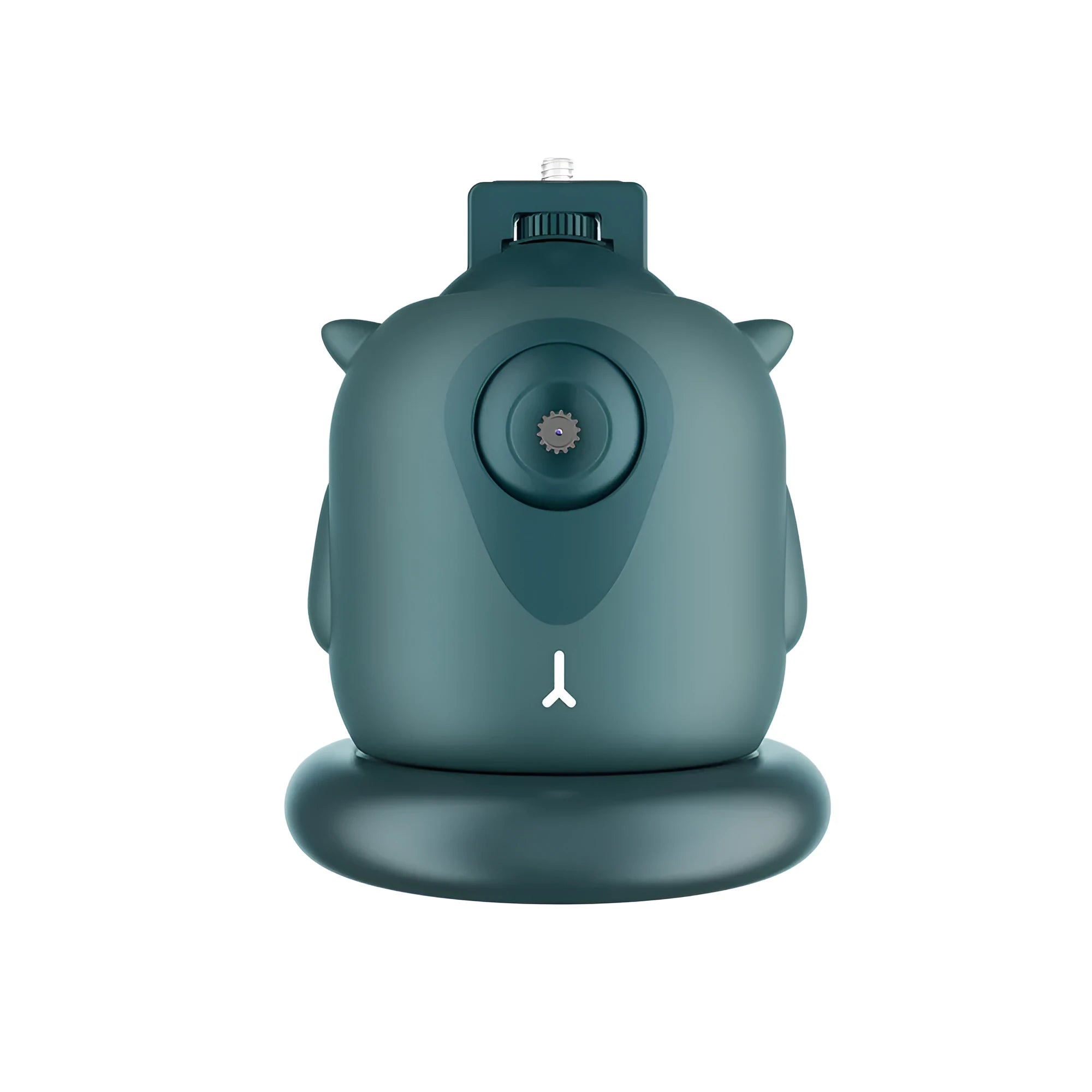 Dark green intelligent gimbal with AI face recognition and 360 rotation for cameras