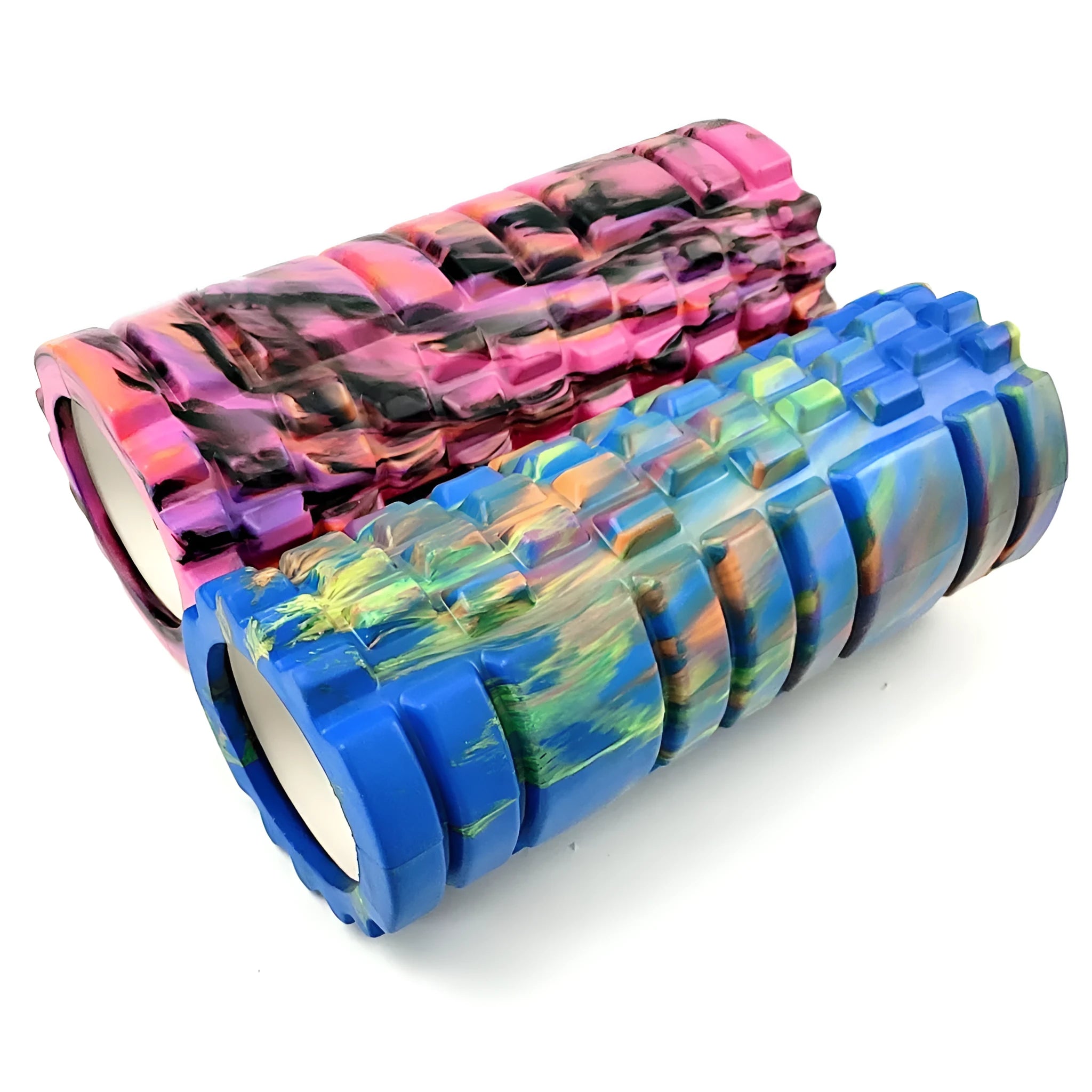 33cm camouflage pattern EVA foam roller in blue green yellow colour option