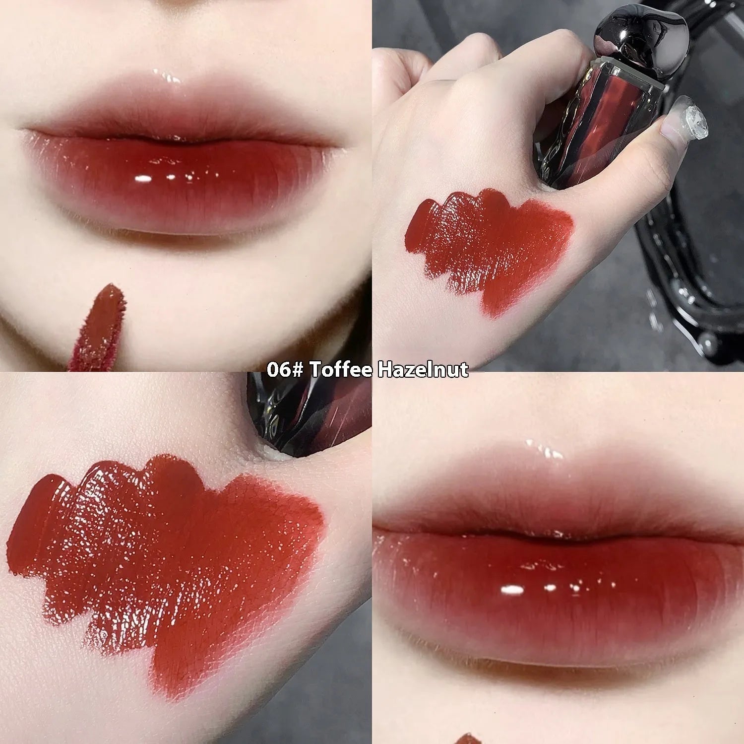Glacier Lava Lip Lacquer mirror makeup gloss with seven colour options