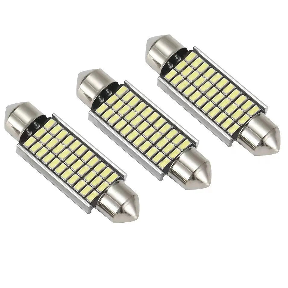 White aluminium car roof light with double tip decoding design for 12V vehicle systems