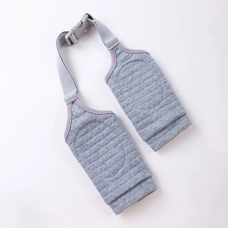Adjustable dog knee protector with extra-thick elbow padding and matching scarf on medium breed dog