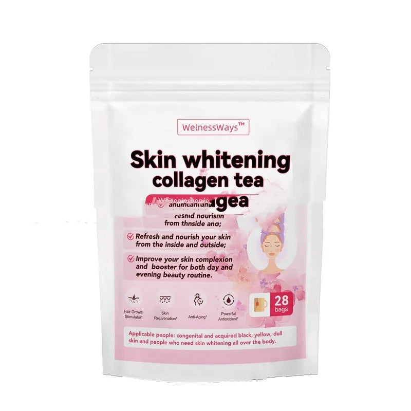 28 Day Slim Herbal Tea Set package featuring multiple tea blends including Flat Tummy and Detox teas.