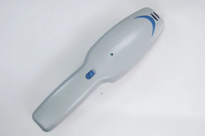 White pet grooming ion comb with a removable brush head, showing 78 teeth and a one-key switch.