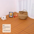 300x300mm plastic flooring tile with wood grain finish and non-slip wear-resistant surface