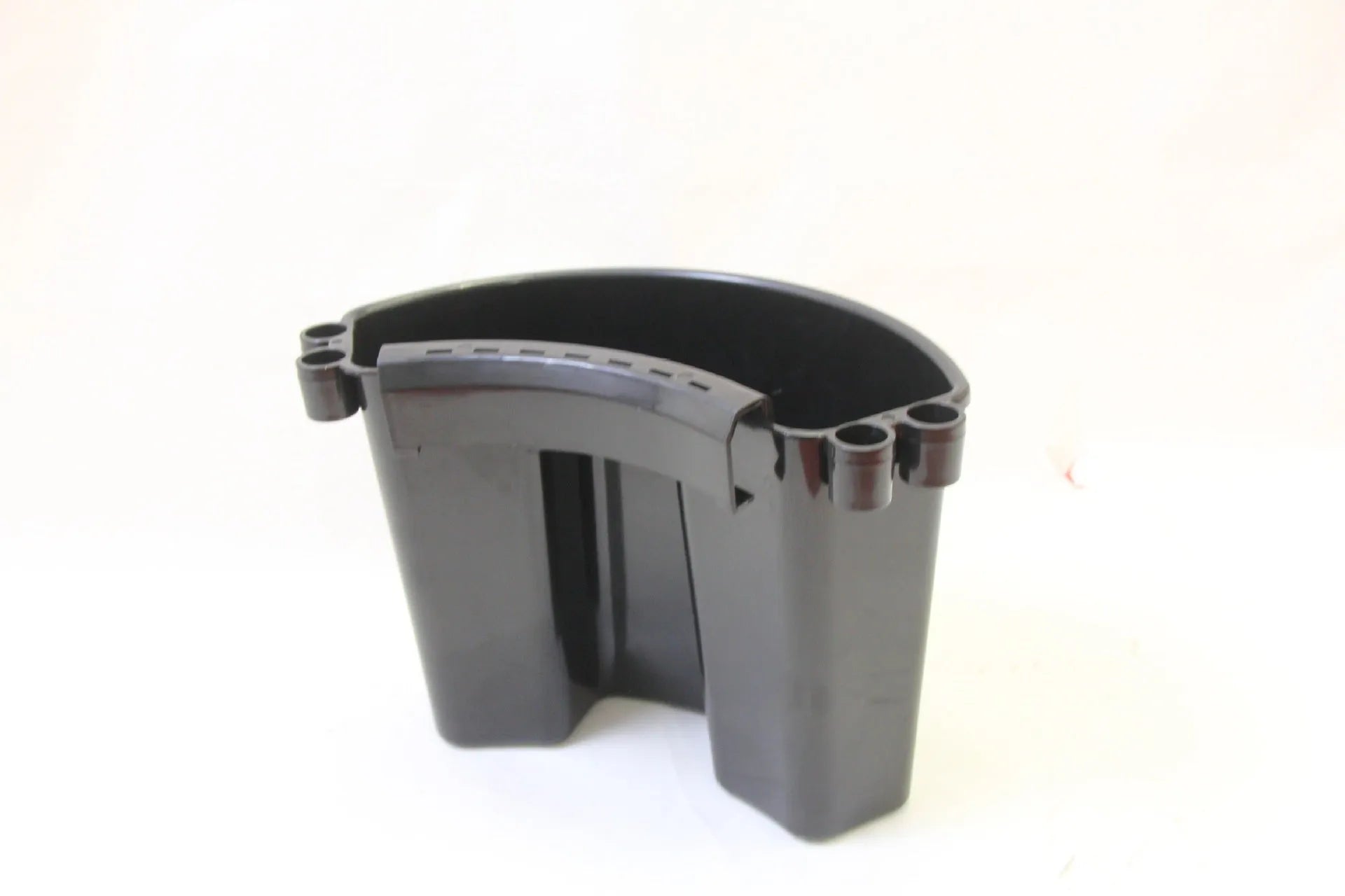 Polypropylene car wash bucket with grit guard in black, red, blue, or pink colour options