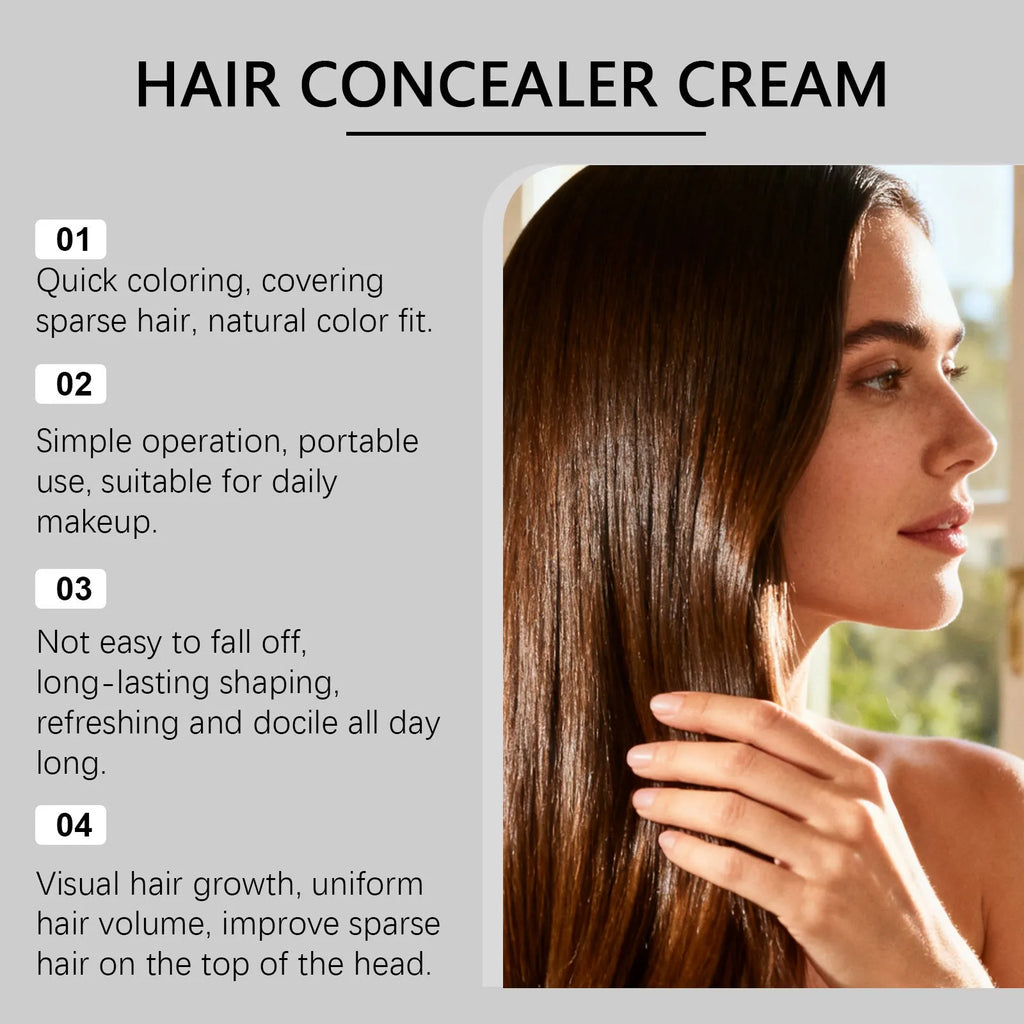 30g hair concealer tube, 3.1cm x 3.1cm x 12.1cm, hydrating scalp care product for soft strong hair