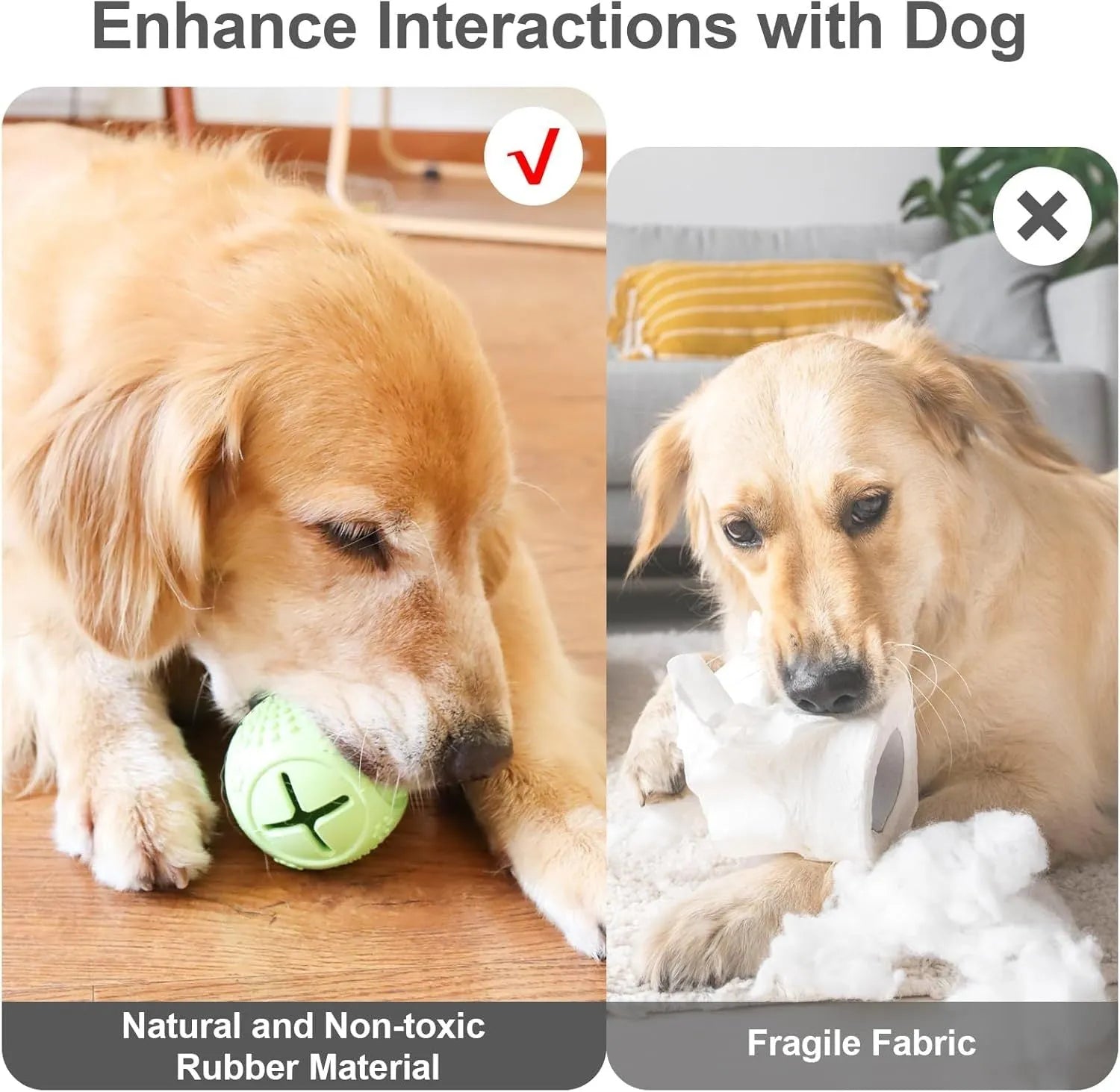 Blue natural rubber bone-shaped dog chew toy for aggressive chewers on a white background.
