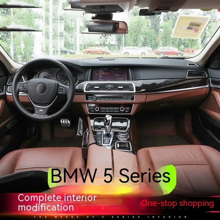 BMW 5 Series interior door handle decorative strips in ABS stainless steel for F10/F1 models