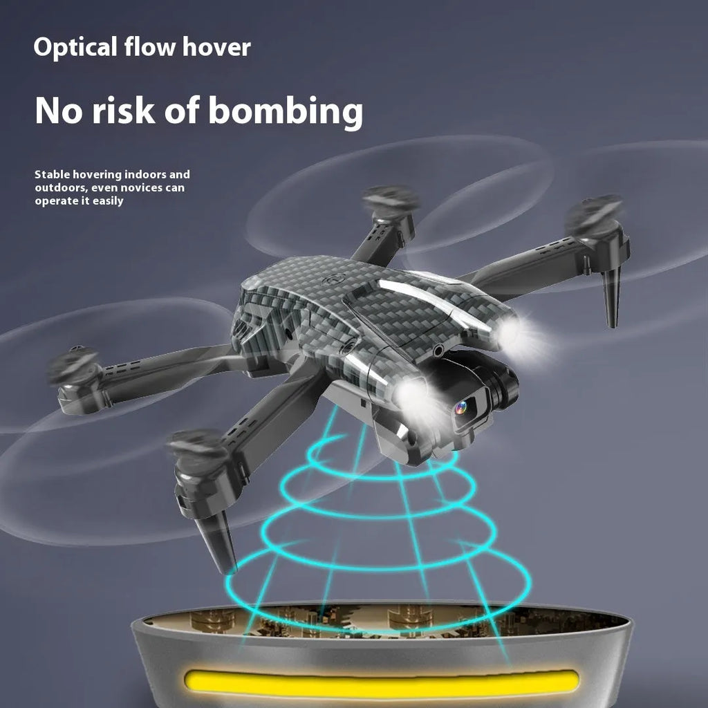 S138 professional UAV drone with folding carbon fibre design showing obstacle avoidance sensors and camera mounting