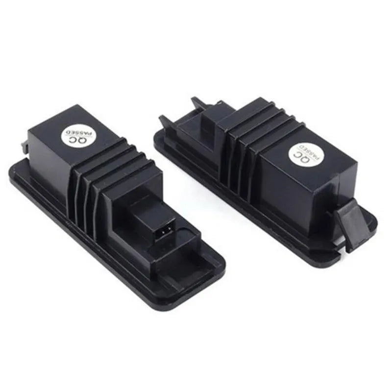 Volkswagen LED license plate light units with Canbus decoder for Golf Polo Phaeton models