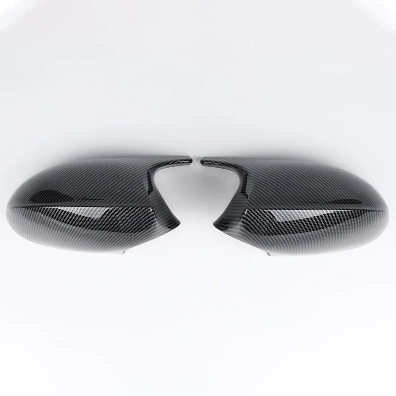 Pair of BMW 3 Series E90 rearview mirror housings in ABS plastic