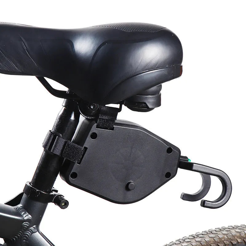 Black plastic bicycle trailer traction rope for connecting parent and child bikes