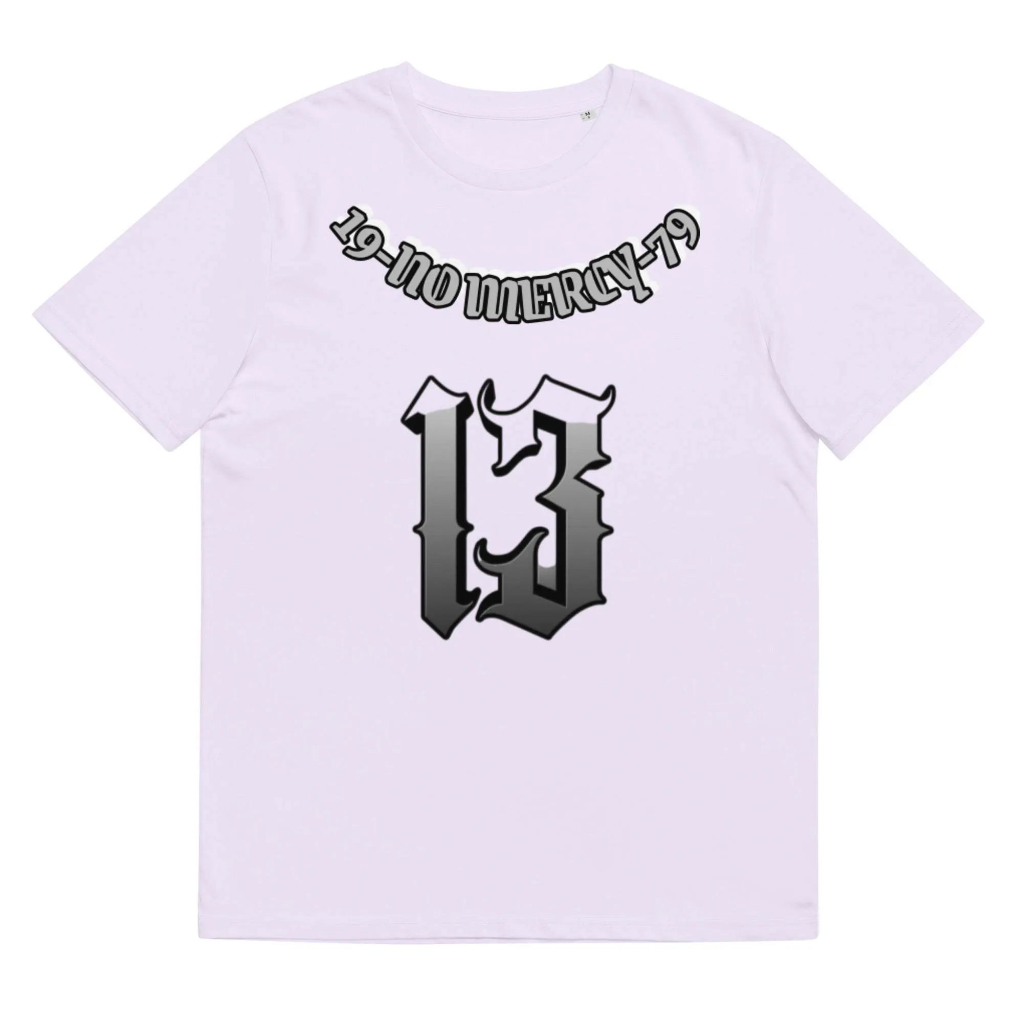 Cotton short sleeve T-shirt in grey colour with round neck and straight cut styling