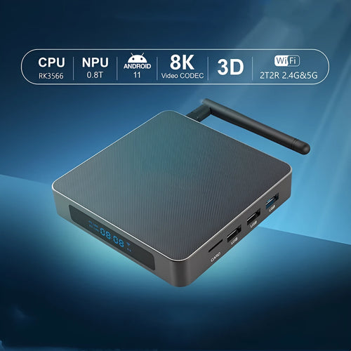 Android Bluetooth 8K network set-top box with remote control and HDMI cable