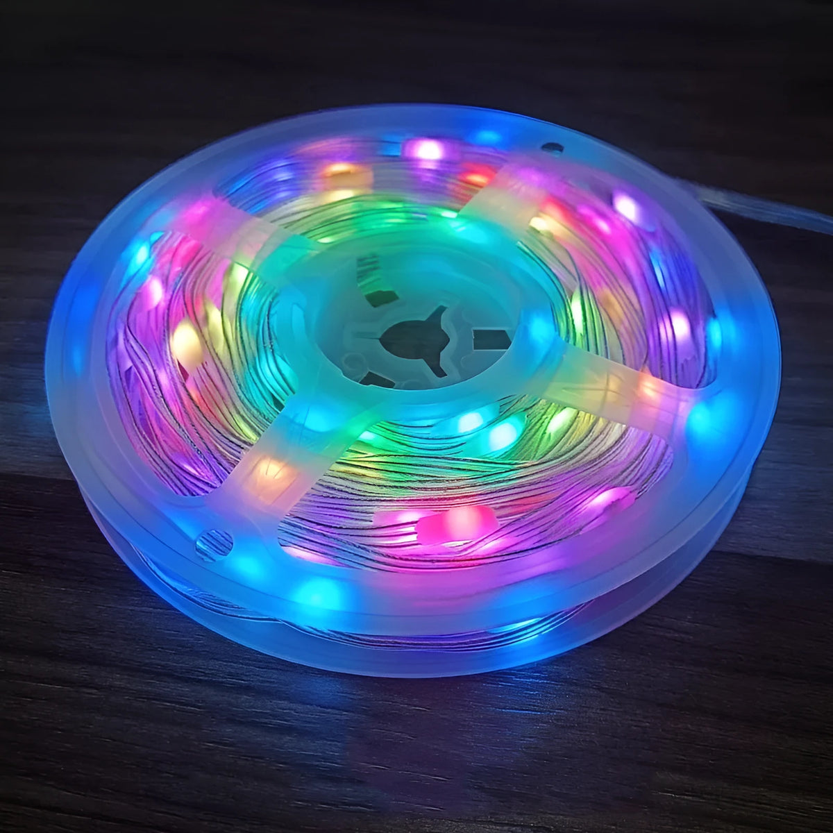 10-metre multi-colour LED light string with 100 bulbs for outdoor festival and party decoration