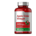 Bottle of apple cider vinegar capsules containing 150 tablets for dietary support