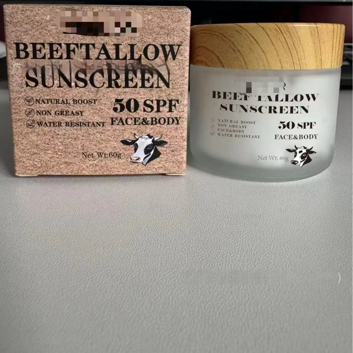 60g tube of beef tallow and beeswax protective cream for hands