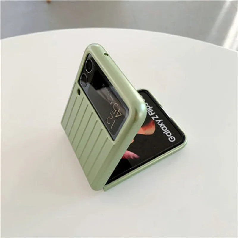 Ultra-thin folding phone case for Samsung Z Flip3 in flip design with seven colour options