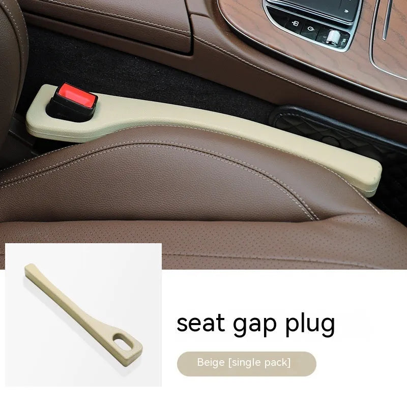 Polyurethane car seat gap filler strips in black, brown, red and beige colours