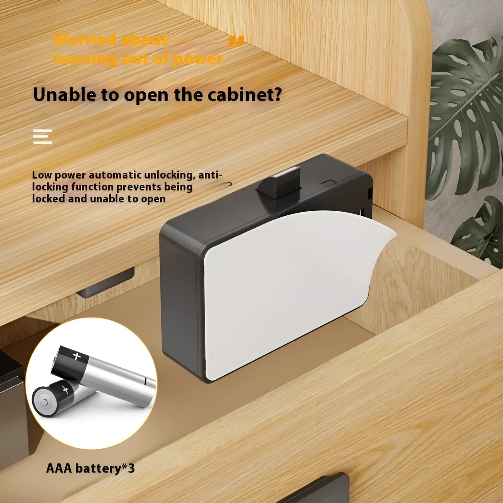 F079 electronic invisible drawer and wardrobe lock with punch-free installation