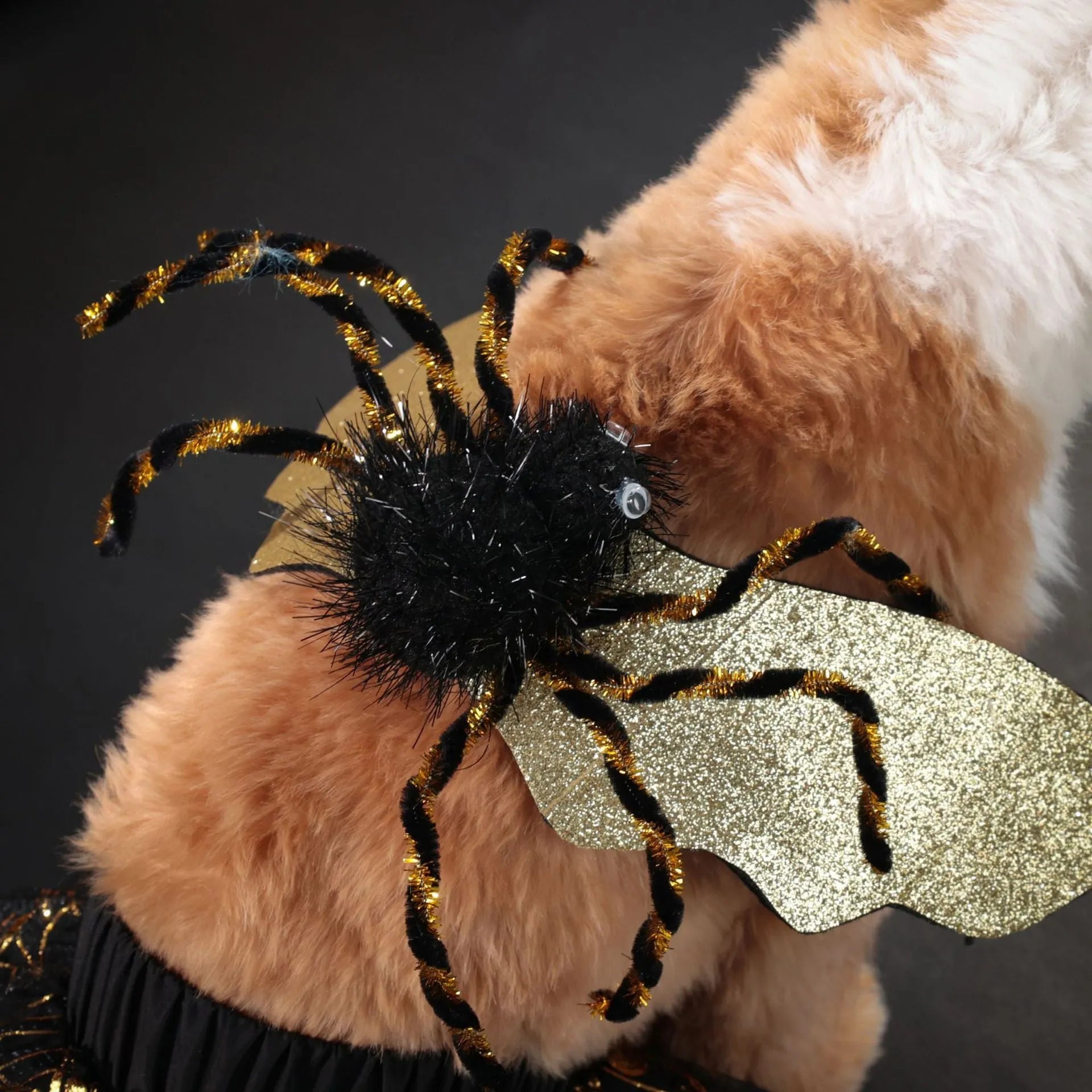 Polyester Halloween dog costume suit available in sizes S, M, L, and XL for canine party wear