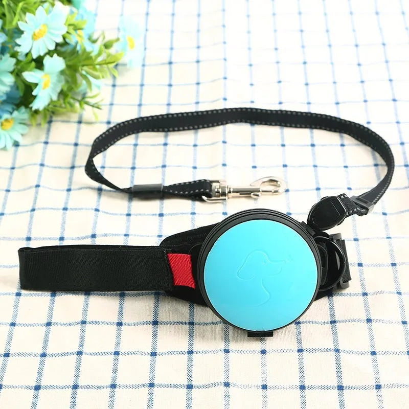 Pet Holding Hands automatic retractable dog leash extended to 3 metres in apple green colour.