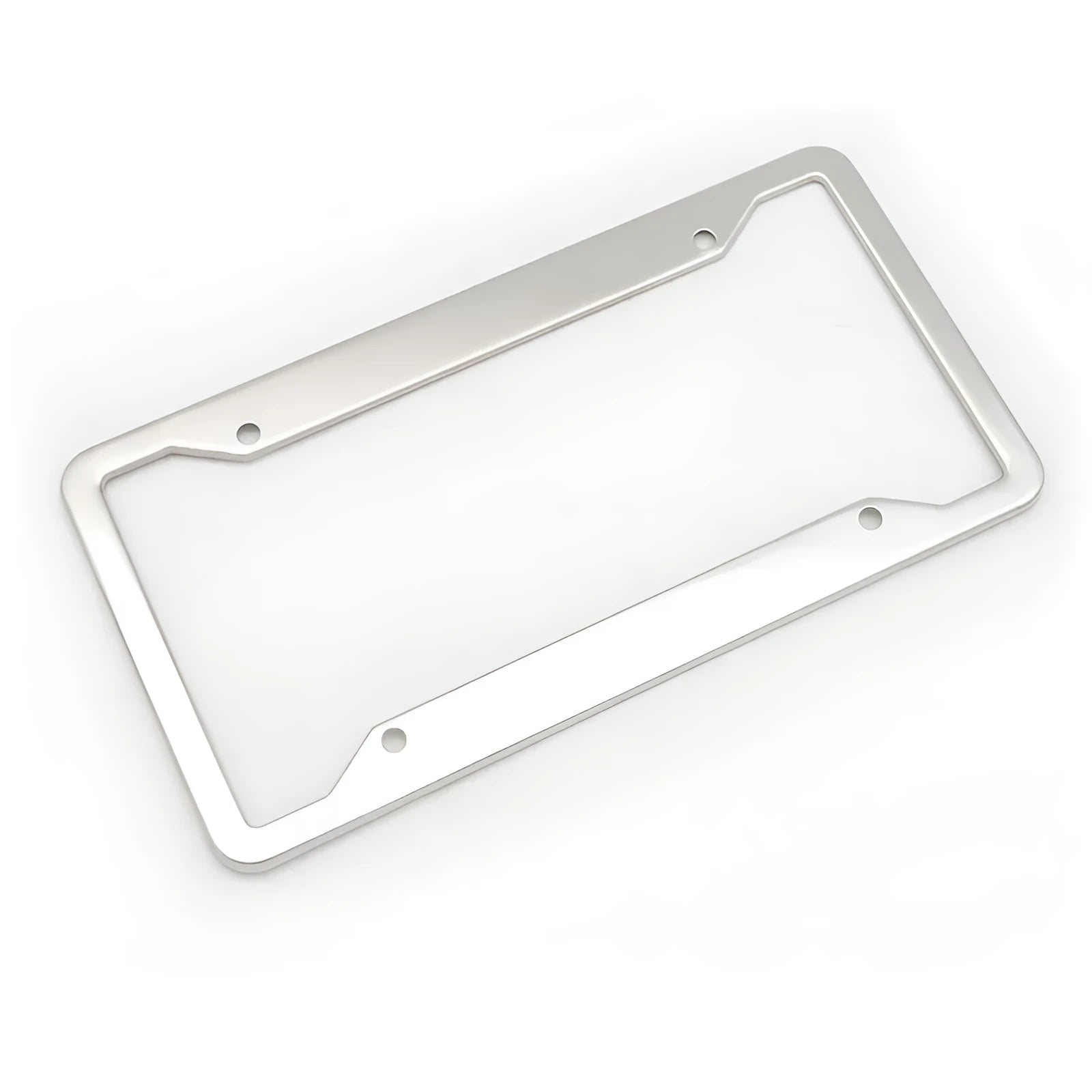 Aluminium alloy stainless steel licence plate frame in four colour finishes