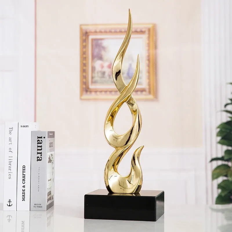Modern half-handmade resin festival high-rise decoration craft in a choice of colours.