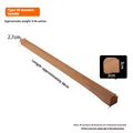 A locust wood replacement axe handle and hoe handle shown in different standard lengths.