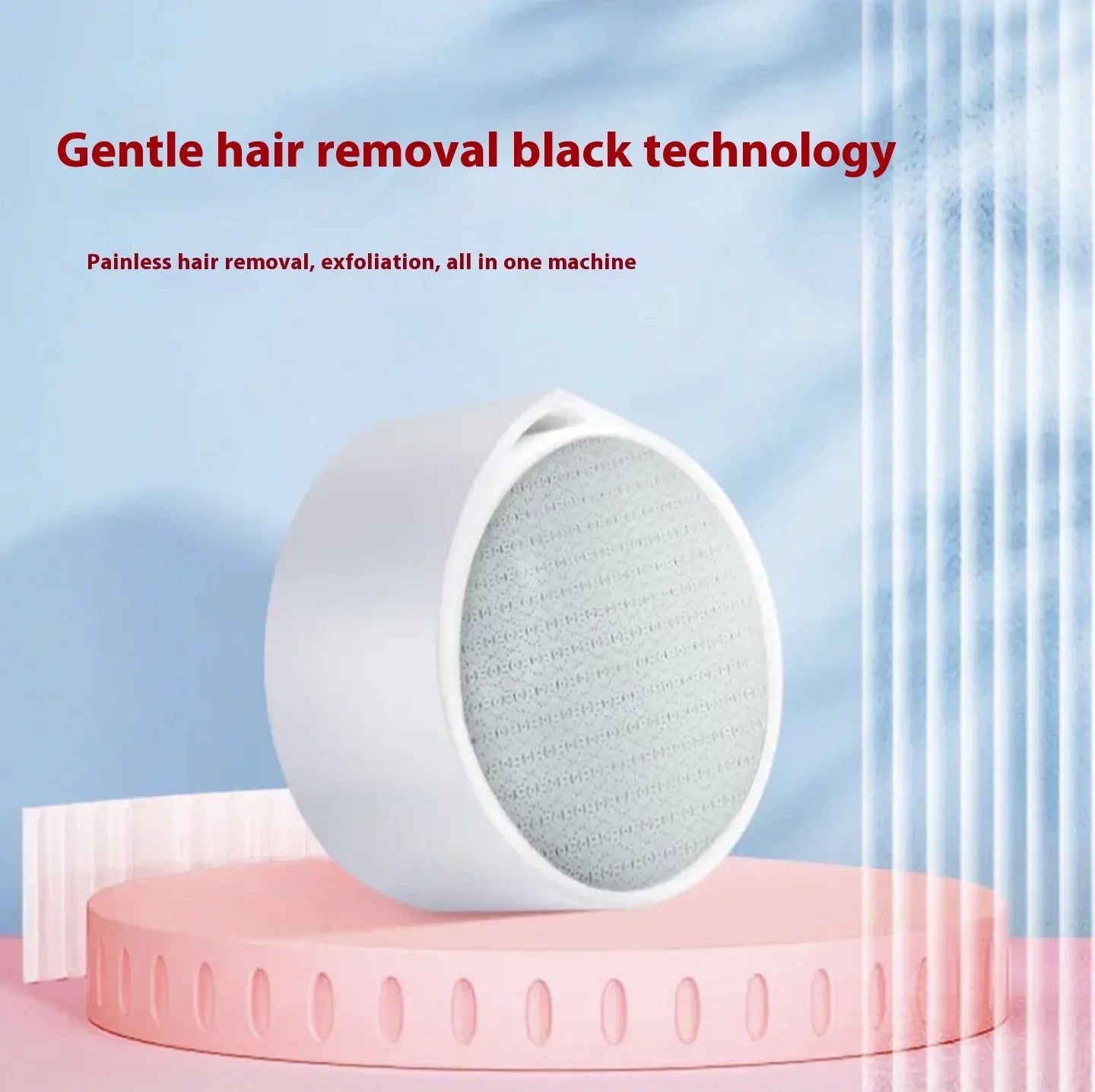 Nano Glass 2-in-1 epilator and foot grinder device in 2in1 style colour.
