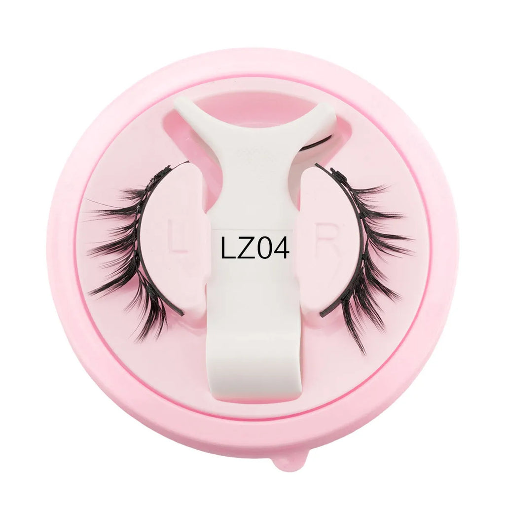 Reusable glue-free false eyelashes made of artificial fibre with natural thick style and waterproof design