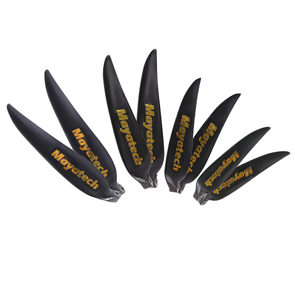 Black folding paddle fittings for gliders measuring 12x6.5cm with quick-disassembly design
