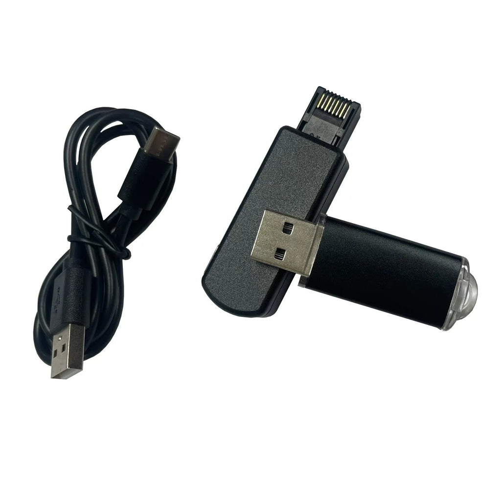 Black PS5 JB Tool USB adapter for system firmware switching with Ethernet port