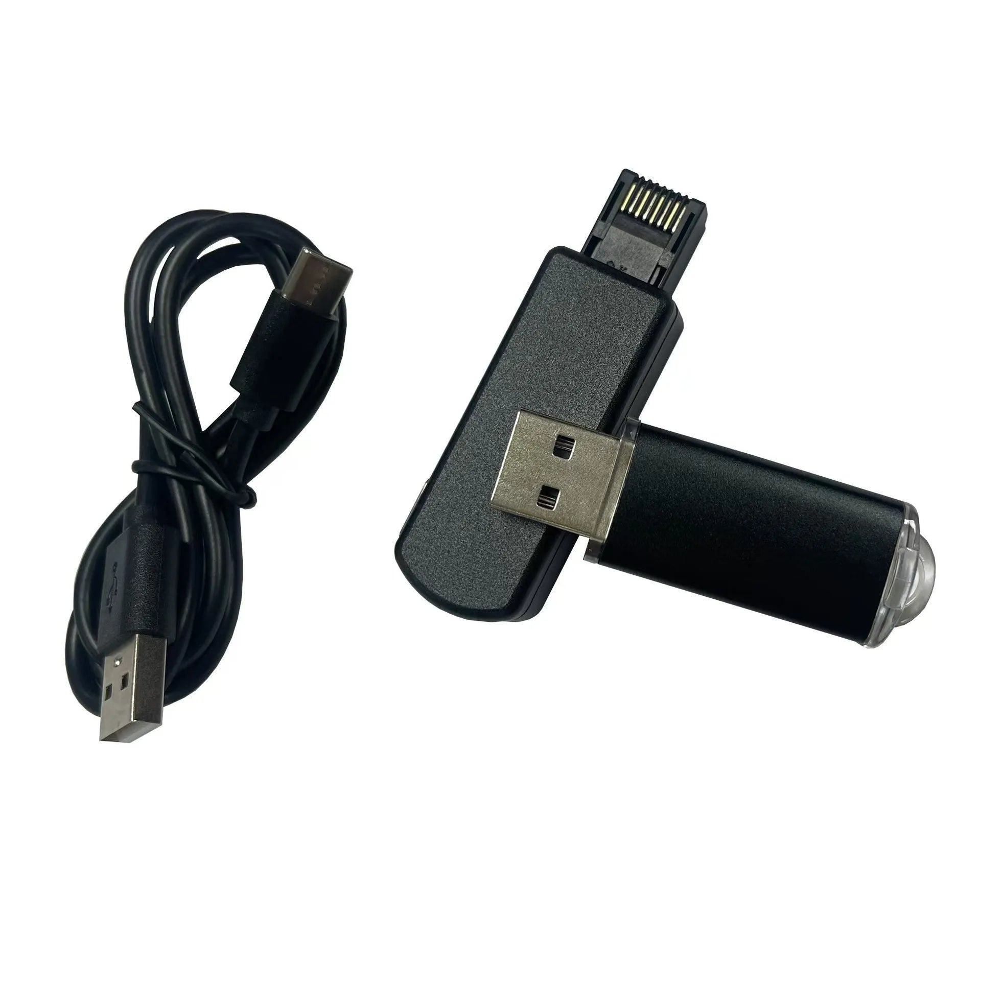 Black PS5 JB Tool USB adapter for system firmware switching with Ethernet port