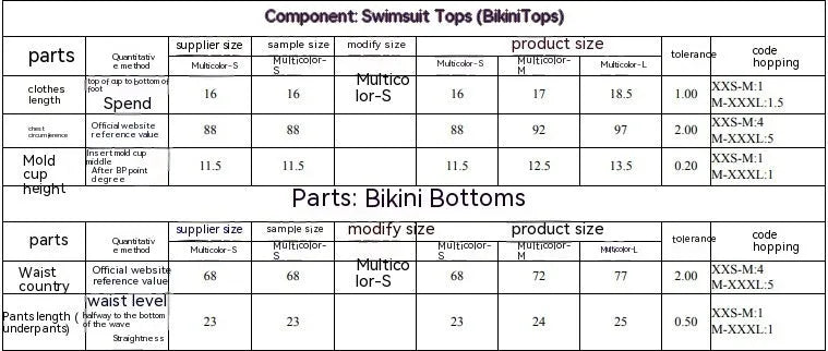 Women's printing colour separated tube top bikini set with briefs for swimming sports