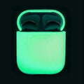 Luminous silicone flip-open storage case for Apple AirPods wireless earphones