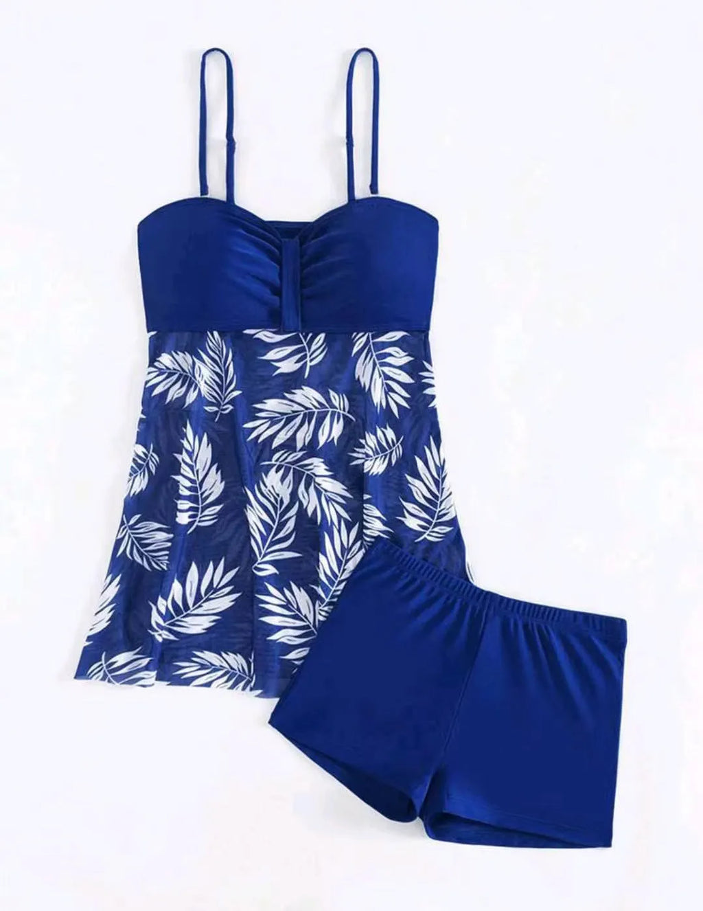 Women's high waist swimsuit briefs in black, blue and peacock green.