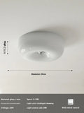 Cream coloured bedroom ceiling lamp with American middle ancient styling and three-colour light settings