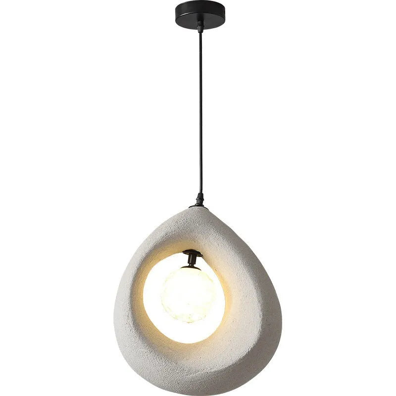 Modern retro bar chandelier with milky white 32x35cm lampshade for ceiling mounting