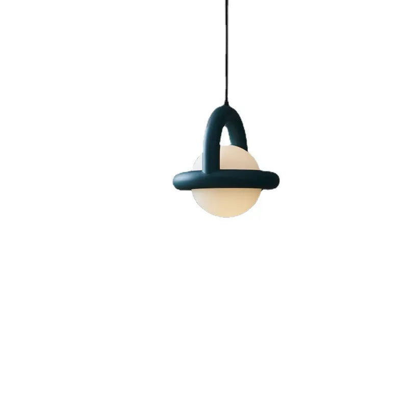 Danish designer Nordic hanging pendant lamp in matte finish
