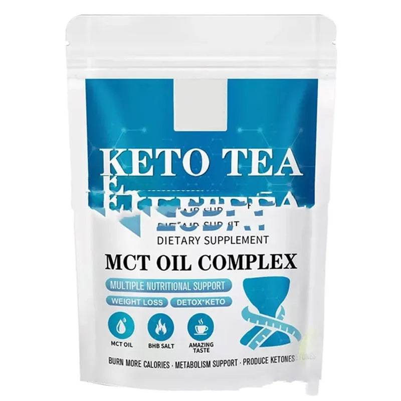 28 Day Slim Herbal Tea Set package featuring multiple tea blends including Flat Tummy and Detox teas.