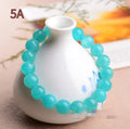 Natural amazonite scattered beads bracelet with ice colour tones and polished surface